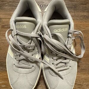 Adidas Light Gray Athletic Shoes